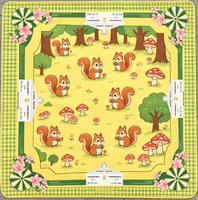 Nouvelle sortie : Tapis de mahjong de luxe en néoprène série Britt Mills 31,5x31,5 pouces pour jeux de casino et poker, design portable, en stock