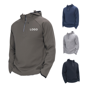 Chemises gaufrées surdimensionnées en coton personnalisé Vêtements réversibles Poids lourd Tricot gaufré thermique de haute qualité - Product Image 2