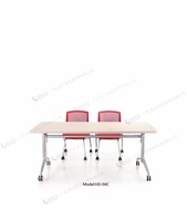 30 ans d'expérience de production HD-04C le bureau de lycée pliable de fabricant de bureau de bureau d'école et table de formation