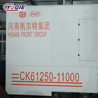 Tour CNC robuste CK61250-11000 adapté au traitement de métaux lourds, système Siemens GSK en option