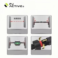 Barra de dominadas ajustable PINJIAN para gimnasio, ejercicio en casa, fitness, barra de dominadas horizontal para marco de puerta con agarres de espuma
