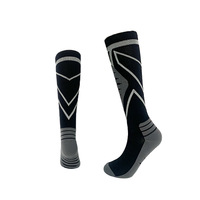 Chaussettes de compression unisexes pour la course à pied et le fitness en plein air, pour hommes et femmes, chaussettes de sport à hauteur du genou
