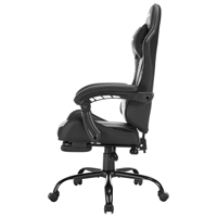 VANBOW Computer Racing Chaise de bureau de jeu de luxe en cuir pivotante Chaise ergonomique avec support lombaire