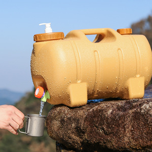 Conteneur d'eau de camping 20L, Seau d'eau portable avec robinet, Grande capacité avec pompe, Logo personnalisé, Faible MOQ, OEM, Dropshipping - Product Image 5