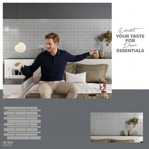 Vistaar Brand Black Pearl Mosaic Glass Kit 300x300mm Mesh Backed Decorative Wall Sheets for <b>Backsplash</b> - Product Image 2