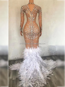 Robe <span class=keywords><strong>de</strong></span> bar <span class=keywords><strong>de</strong></span> nuit, <span class=keywords><strong>combinaison</strong></span> à paillettes nude à manches longues, chanteuse, danseuse, collants <span class=keywords><strong>de</strong></span> performance, costume <span class=keywords><strong>de</strong></span> danse - Product Image 3