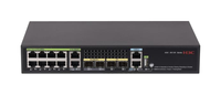 Commutateur Ethernet Gigabit 12 ports SFP+ 4 ports SFP Uplink L3 géré, silencieux et empilable pour S5735S-L8T4S-QA2
