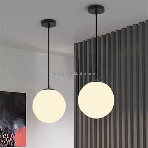 Moderne Minimalistische Glas-Kugelpendelleuchte mit Einzelkopf Retro Rustikale Kreative Lampe für Bar Restaurant Küche - Product Image 4