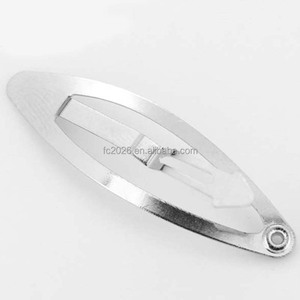 <span class=keywords><strong>Barrettes</strong></span> à <span class=keywords><strong>cheveux</strong></span> sans trou en forme de goutte d'eau, pinces à <span class=keywords><strong>cheveux</strong></span> rondes en acier inoxydable, <span class=keywords><strong>barrettes</strong></span> antidérapantes - Product Image 5