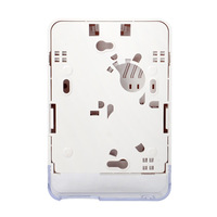 Couvercle anti-poussière intérieur en plastique blanc 1port 2core duplex optique terminal socket OTB fibre optique ATB box Face plate