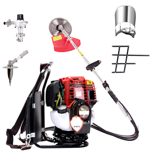 Débroussailleuse à dos thermique 4 temps en métal avec accessoires de pompe à eau pour la coupe de l'herbe et le jardinage, prix - Product Image 3