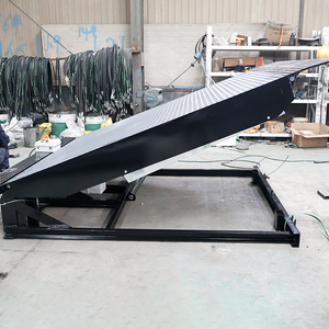 Ağır yük kolay yükseklik ayarı elektrikli hidrolik kaldırma platformu sabit Dock Leveler konteyner yükleme boşaltma yüksek - Product Image 5
