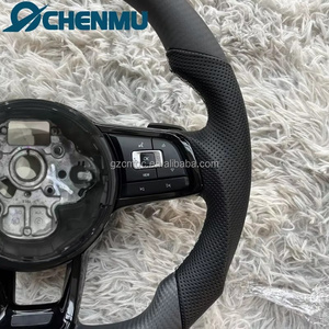 <span class=keywords><strong>Volante</strong></span> de Cuero y Fibra de Carbono Personalizado para VW Volkswagen Passat B8 R Polo GTD GTE Jetta Golf MK5677.5 GTI <span class=keywords><strong>Precio</strong></span> de Fábrica - Product Image 5
