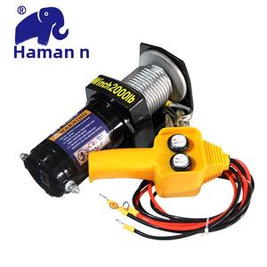 Vente en gros de <span class=keywords><strong>treuil</strong></span> électrique de sauvetage pour véhicules tout-terrain 12V/24V/48V avec télécommande sans fil, câble en acier/corps de câble de 6 m et capacité de 2000 lb - Product Image 5