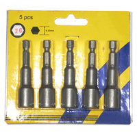 Tournevis à tête hexagonale à tige hexagonale utilisant des embouts magnétiques pour écrous à percussion