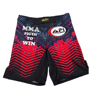 กางเกงชกมวย AERO MMA สำหรับต่อสู้ในกรง ฝึกซ้อมในยิม จิวยิตสู กราปลิง ยูโด คาราเต้ กังฟู เทควันโด ไอคิโด - Product Image 2