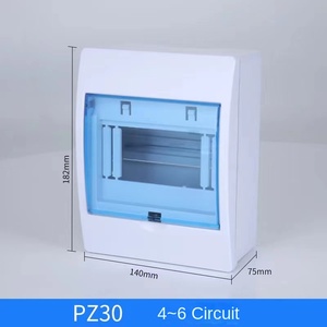 4-6 Circuits of Surface Mounted Plastic Household Waterproof and Dustproof Distribution Box <b>Switch</b> Box - Product Image 2