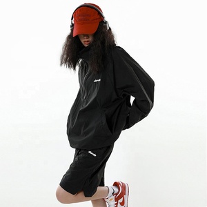 Custom <strong>Lightweight</strong> Nylon <strong>Jacket</strong> Set Windbreaker <strong>Jacket</strong> and Short Set for <strong>Women</strong> <strong>Jacket</strong> Set - Product Image 6