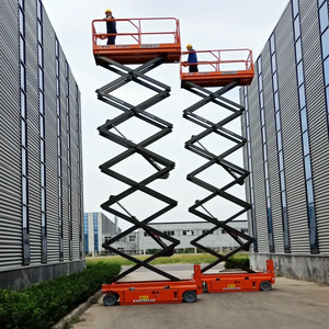Plateforme de travail en <span class=keywords><strong>hauteur</strong></span> mobile électrique autopropulsée mini portable de Chine <span class=keywords><strong>6m</strong></span> 8m 10m 12m 14m avec ciseaux élévateurs avec certification CE ISO - Product Image 5