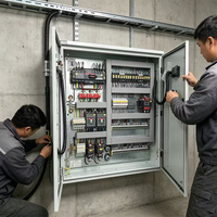 Armoire de commande ATS personnalisée Fuken IP55 pour usage industriel et transmission d'énergie électrique, variateur de fréquence (VFD) pour pompe à eau à vitesse réglable