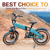 Vélo pliant sportif tout-terrain en acier avec moteur brushless 500W, batterie lithium 48V 13Ah neuve, freins à disque, vitesse 45 km/h pour adultes