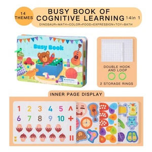 หนังสือกิจกรรมสำหรับเด็กเล็ก ฝึกทักษะการเรียนรู้แบบมอนเตสซอรี่  ฝึกการจับคู่  แบบติดซ้ำได้  ชุดหนังสือเงียบๆ สำหรับการเรียนรู้และพัฒนาการทางปัญญา - Product Image 3