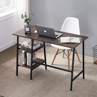 Escritorio de Computadora Compacto, Moderno y Minimalista de Madera para Dormitorio, Escritorio Rectangular para Estudiantes de Uso Doméstico