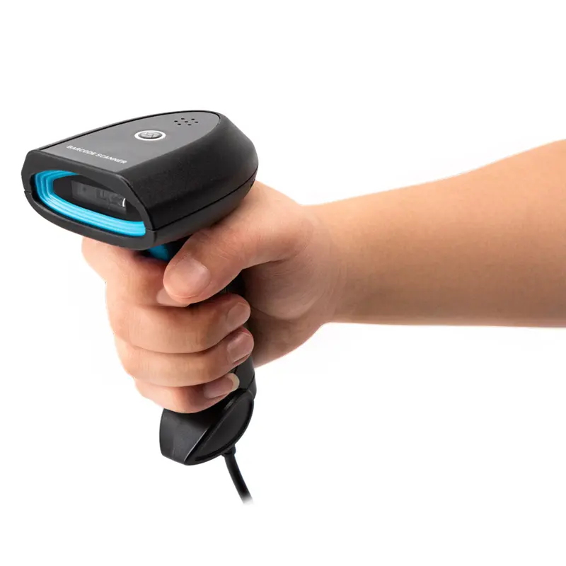 MHT-U5 Portátil Com Fio/Sem Fio Android Bar Code Reader USB Handheld Qr Code 1D NFC Mini Bluetooth Barcode Scanner