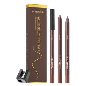 Ensemble de crayons pour les yeux imperméables Snailgirl, 5 couleurs, maquillage pour les yeux longue durée avec taille-crayon - Product Image 5