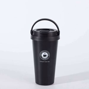 Stainless Steel Tumbler Vacuum Insulated Travel Mug With Lid Gold Color Minimalist Design <b>For</b> Coffee Anytime Anywhere - Product Image 2