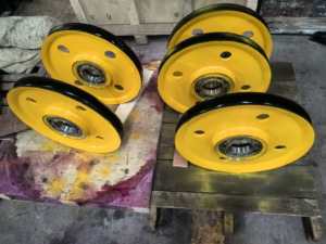 Roue de <span class=keywords><strong>poulie</strong></span> de <span class=keywords><strong>corde</strong></span> non standard de <span class=keywords><strong>haute</strong></span> qualité pour l'équipement de levage - Product Image 4