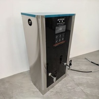 Chauffe-eau électrique commercial 130L/H avec affichage numérique, en acier inoxydable, pour la restauration