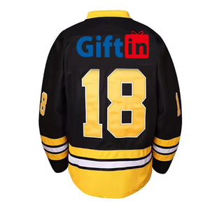 Maillot de hockey pour hommes personnalisé, réversible, professionnel, imprimé par sublimation, respirant, antibactérien, coupe ample, séchage rapide, vente en gros - Product Image 4