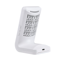 Moniteur de qualité de l'air 4-en-1 dispositif de surveillance du CO2 multifonctionnel/détecteur de dioxyde de carbone testeur thermo-hygromètre horloge