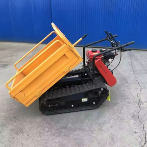 Chariot <span class=keywords><strong>à</strong></span> roues motorisé tout-terrain, mini-dumper électrique <span class=keywords><strong>à</strong></span> chenilles de 1 tonne, transporteur autochargeur - Product Image 2