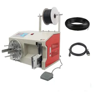 Groothandel coil auto draad-Semi Auto Elektrische Draad Coiling Bundeling Machine