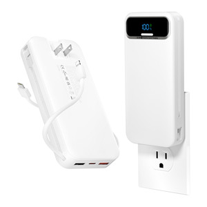 เพิร์ลิซ แบตสำรองแบบพกพาความจุสูง 10000mAh รุ่นขายดีที่สุด ดีไซน์บางเฉียบ สายชาร์จในตัว ชาร์จเร็ว 22.5W สำหรับ <span class=keywords><strong>iPhone</strong></span> - Product Image 6