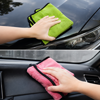 Serviette de lavage de voiture professionnelle en microfibre à boucles torsadées monocouche, absorbante et anti-rayures, pour le séchage et le detailing automobile