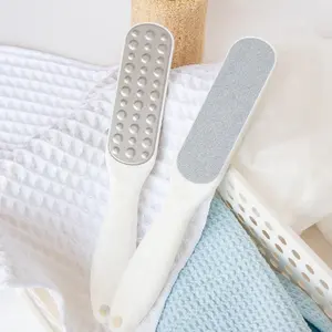 Professional Double Sided Stainless Steel Foot Scrubber Foot Rasp Pedicure Foot File Callue Remover For Cracked Heels Dead Skin