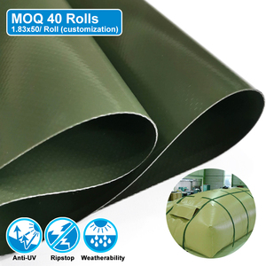1500Gsm <span class=keywords><strong>Lona</strong></span> de vinilo hecha a medida 1000 * 1300D 30*26 Panamá <span class=keywords><strong>Lona</strong></span> de <span class=keywords><strong>PVC</strong></span> Ripstop <span class=keywords><strong>Lona</strong></span> de tela recubierta de <span class=keywords><strong>PVC</strong></span> para tanques de almohada - Product Image 1