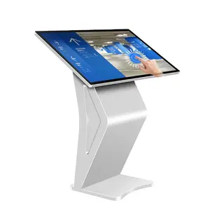 55 Inch Digital Interactive Kiosk Touch Screen Advertising Digital Information Kiosk Touch Screen Kiosk For Shopping Mall