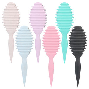 Markdown Sale Paddle Brosse à cheveux en poils de sanglier souples Brosse à cheveux en poils de sanglier en plastique <span class=keywords><strong>bleu</strong></span> - Product Image 4