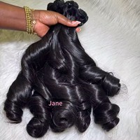 Extensions de cheveux naturels ondulés bruts, bouclés, indiens, cambodgiens, vietnamiens, birmans, pour salon de coiffure