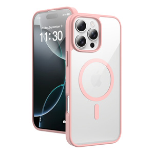 Fundas Transparentes para 16 <span class=keywords><strong>Pro</strong></span> <span class=keywords><strong>Max</strong></span>, Anti-Golpes, Magnéticas, Impermeables, Protección 360, <span class=keywords><strong>Funda</strong></span> para Teléfono Móvil con Anillo Magnético - Product Image 1