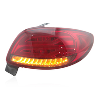 Feu Arrière LED Modifié pour Peugeot 206 207 (04-08), Assemblage avec Feux de Recul, Stop, Clignotants Séquentiels et Deux ou Trois Compartiments