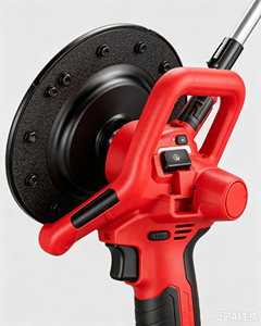 Ponceuse à batterie de bonne qualité pour plâtrage, machine à poncer les murs et <span class=keywords><strong>sols</strong></span> en béton, disque de ponçage, tige d'extension, bricolage - Product Image 1