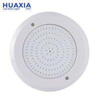 Lampe LED subaquatique Huaxia ABS Slim Flat 10W RGBW Wifi Tuya 12V pour piscine, montage mural