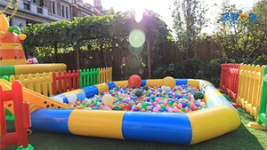 Thiết Kế Phổ Biến Dày Vui Bể Bơi Trẻ Em Nối Bể Bơi Bơm Hơi - Product Image 3