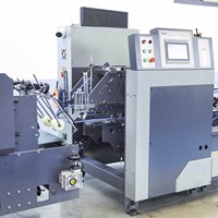 Rolam 850 1100 LC-S(GS) Máquina Automática para Doblar y Encolar Cajas de 4 y 6 Esquinas, Inspección de Cajas en Línea, Plegado y Encolado de Cajas Internas