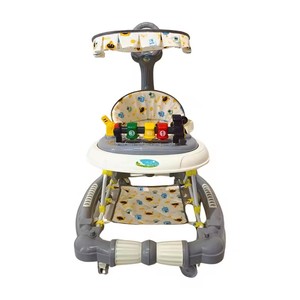 4 in 1 <strong>Baby</strong> Walker with Removable Handle,<strong>Baby</strong> Walkers <strong>Bouncer</strong> for Boys and <strong>Girls</strong> with Footrest &amp; Rocking Function &amp; Music Tray - Product Image 4